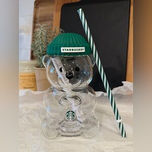 Rare Brand New in Box Limited Edition 2025 Starbucks Glass Bearista Cold Cup